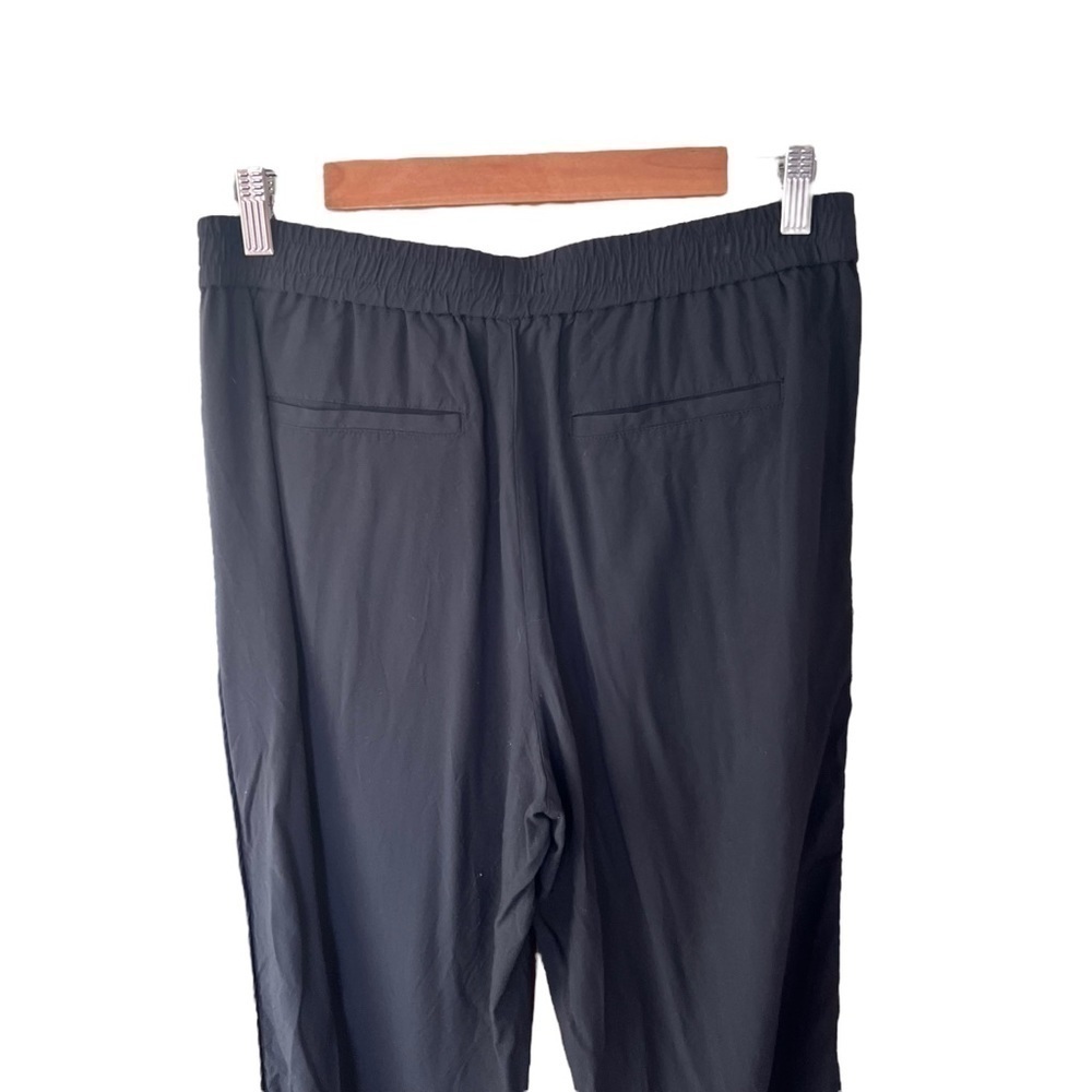 Madewell - Dolphin Hem Track Trousers Black Casual Pants Sz M - Picture 6 of 7